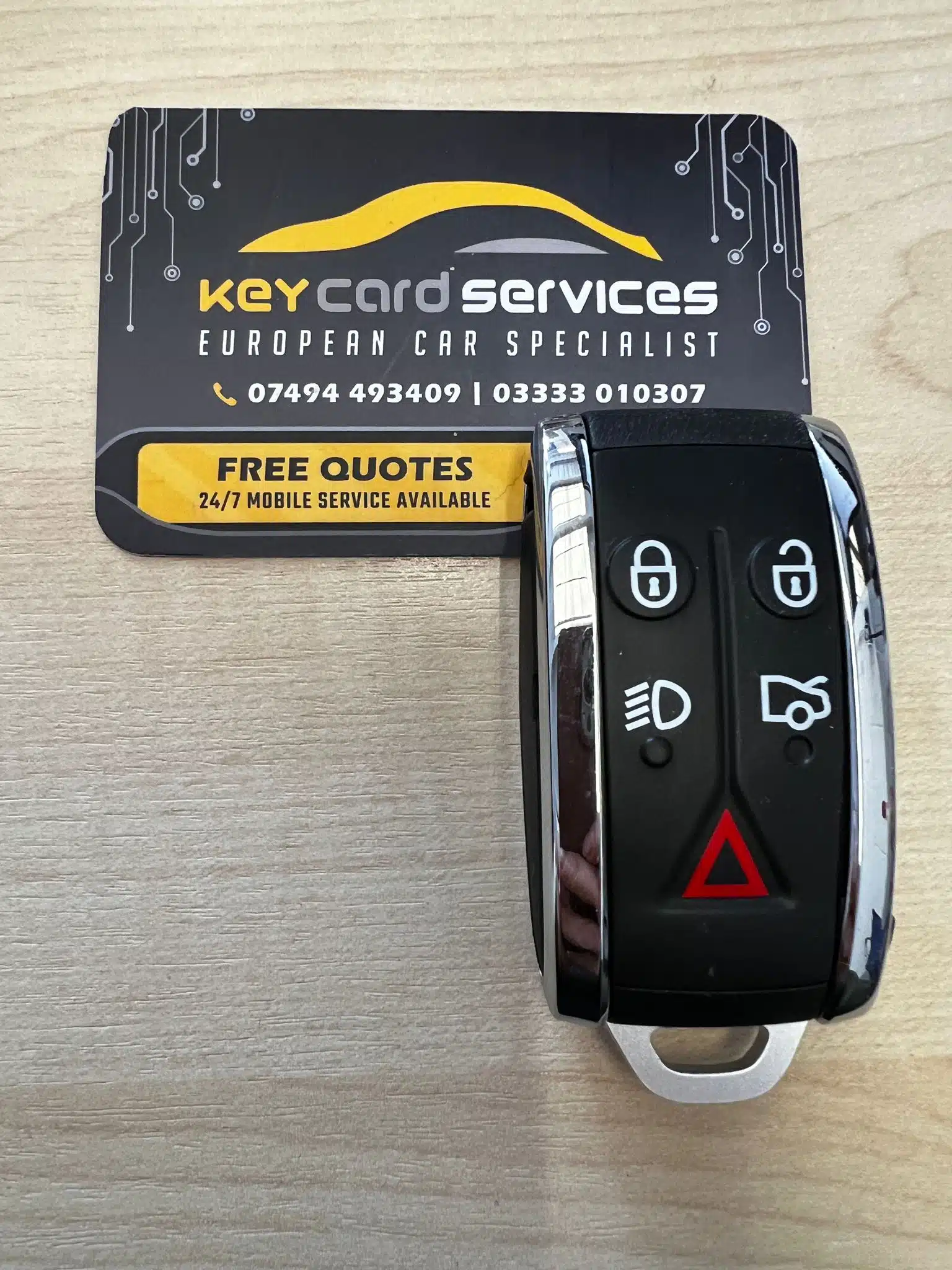 Boîtier De Clé De Voiture À 5 Boutons Smart Remote Pour Jaguar Xf Xfr - Foto 4