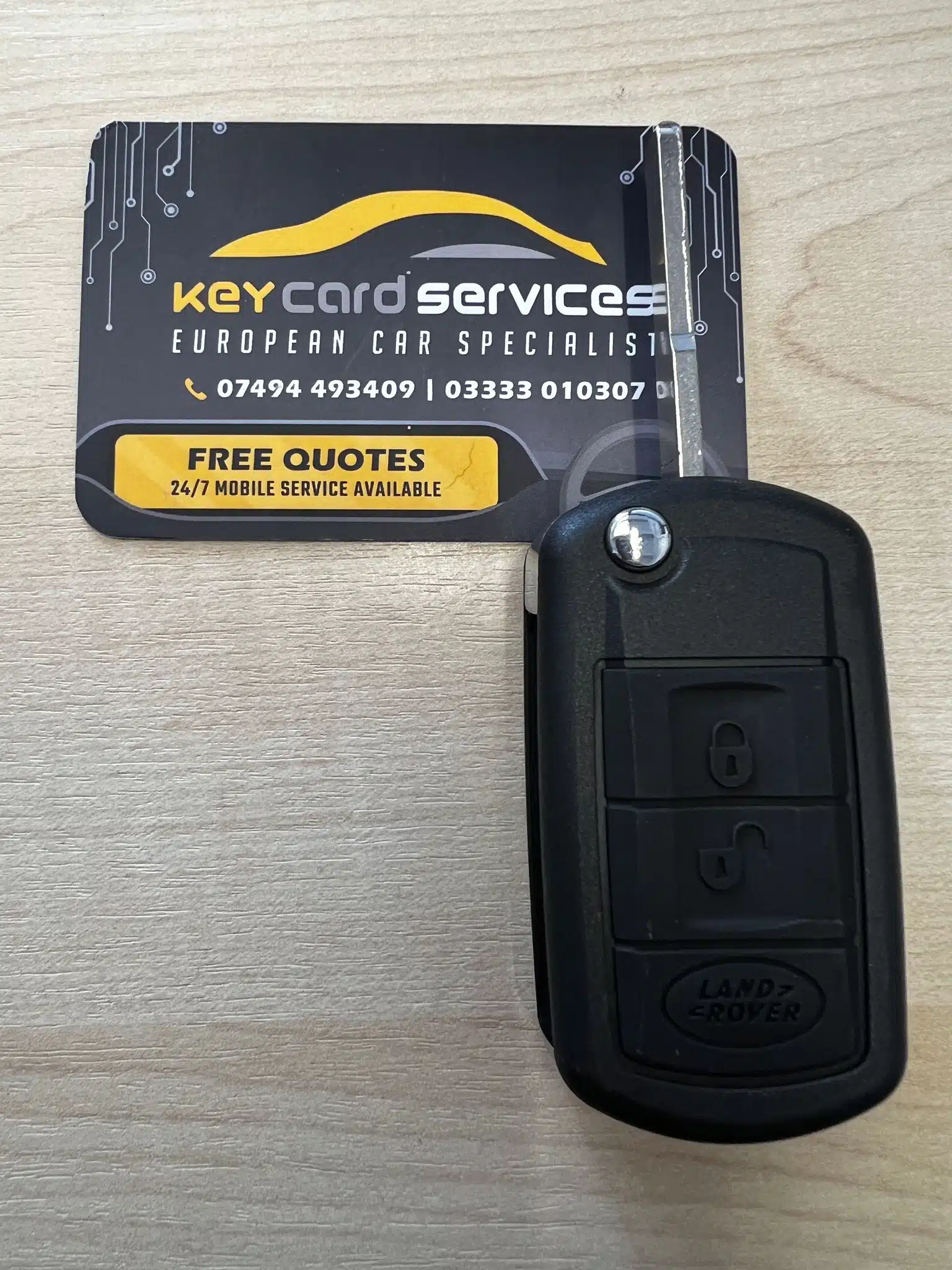 Land Rover / Range Rover Flip Remote Key Fob