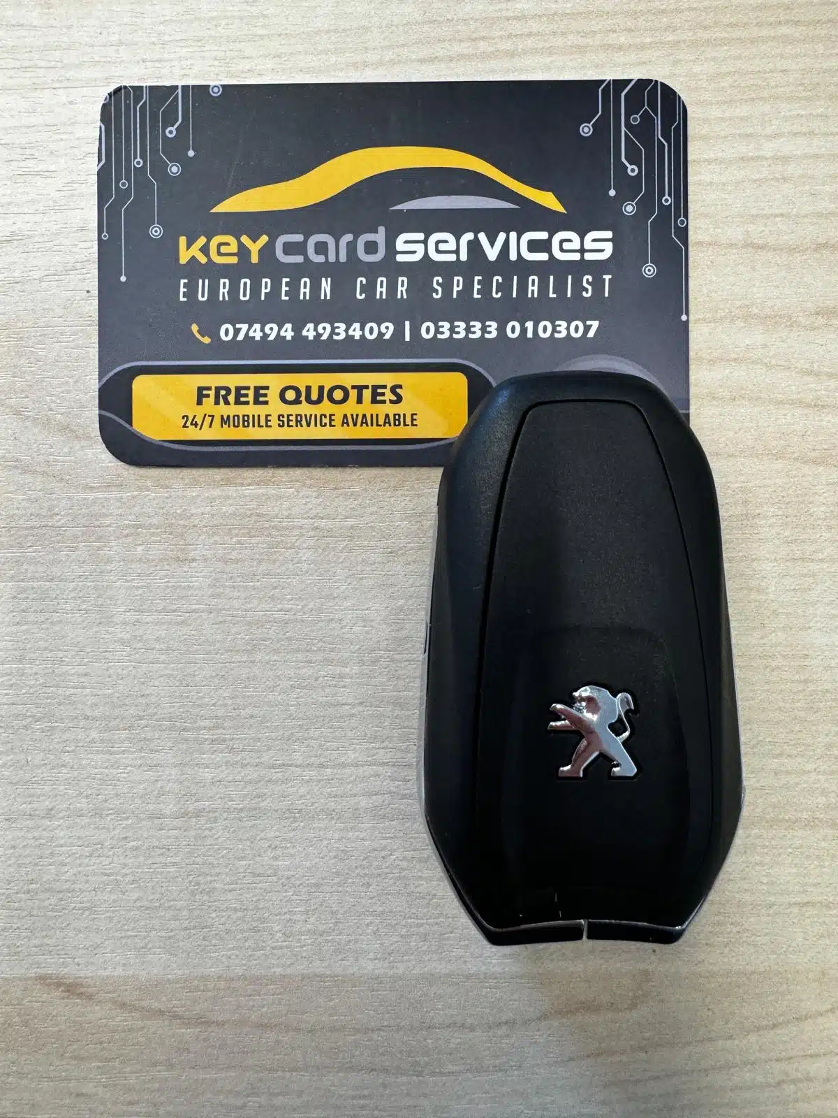 3 Buttons Peugeot Smart Key (Various Model) - Image 2